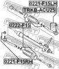 FEBEST 0222-F15 Tie Rod Axle Joint